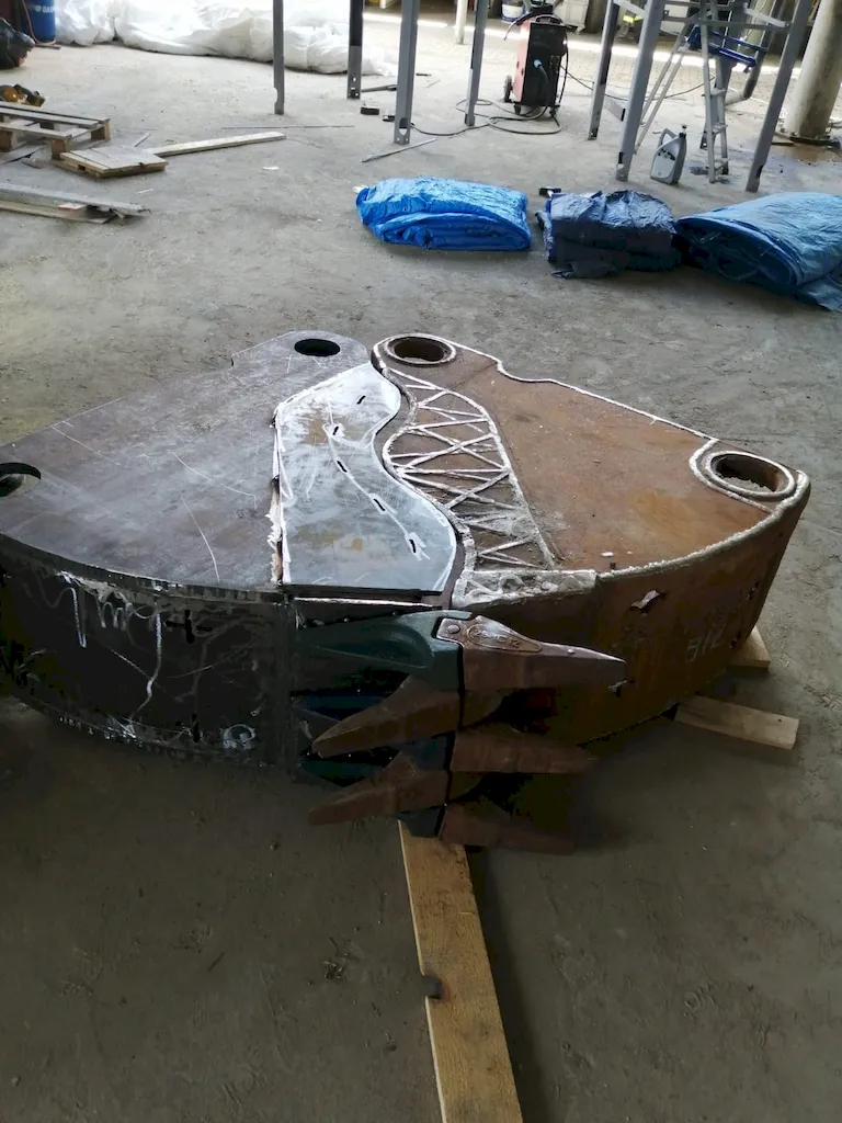 Wykonanie nowej szczęki do chwytaka kl 500 (1)